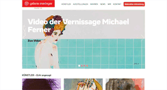 Desktop Screenshot of galerie-maringer.at